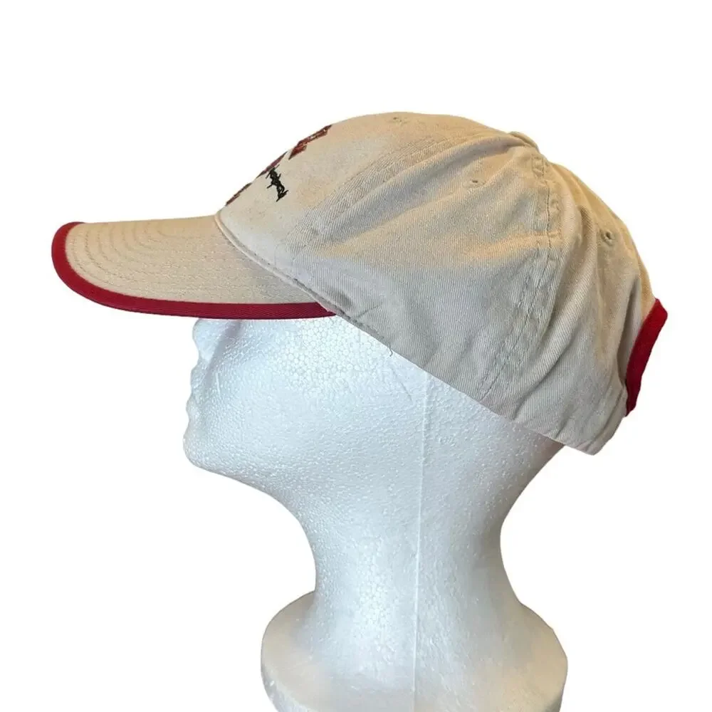 Cruel Girl Western Wear Baseball Cap Maroon Ivory Adjustable
